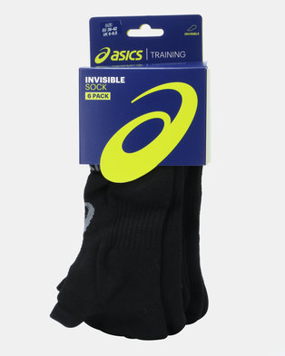 Photo of ASICS 6PK Invisible Socks Black