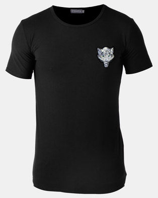 Photo of Utopia Fox Badge T-shirt Black