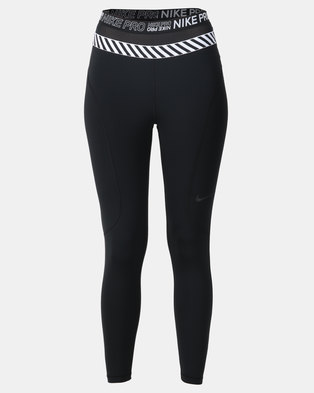 Photo of Nike Performance Womens HyperCool Sport District 7/8 Tights Black