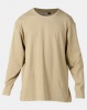 Utopia Basic 100% Cotton Long Sleeve Tee Khaki Photo