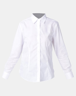 Photo of Utopia Basic Long Sleeve Shirt White
