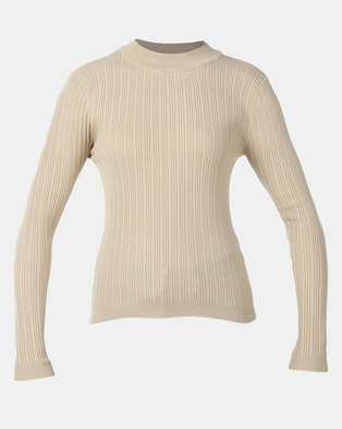 Photo of Legit Turtleneck Fitted Sweater Stone