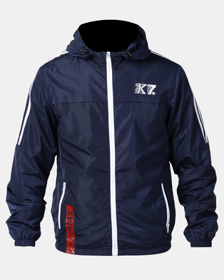 Photo of K-Star 7 K7 Sport Barnes Nylon Zip Through Jacket Royal