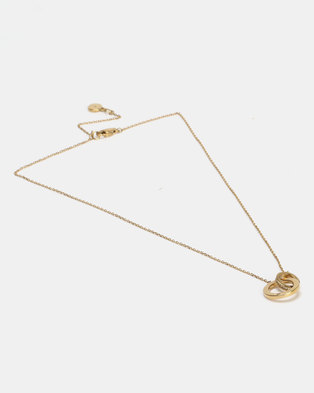 Photo of Michael Kors Logo Necklace Gold