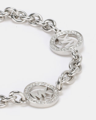 Photo of Michael Kors Logo Bracelet Silver