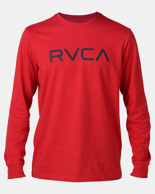Photo of RVCA BIG Longsleeve Tee Red