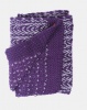 Jeep Chunky Scarf Purple/Grey Photo