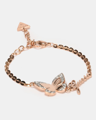 Photo of Guess Love Butterfly Charm Rose Gold-Plated