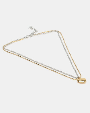 Photo of Guess Unchain my Heart 2 Tone Gold/Silver-Plated