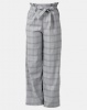 Utopia Check Wide Leg Trousers Black/White/Red Photo