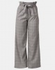 Utopia Check Wide Leg Trousers Orange/Black Photo