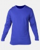 Utopia Basic 100% Cotton Long Sleeve Tee Cobalt Photo
