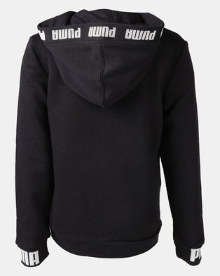 Photo of Puma Cotton Amplified Hooded Jacket Black