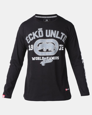 Photo of ECKO Unltd Logo Arms Tee Black