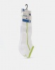 Cameo Stripe Half Terry Socks White/Green Photo