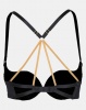 Wonderbra Aphrodite Cleavage Bra Black & Gold Photo