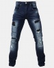 Cutty Awesome Tiger Rip and Repair Slim Jeans Indigo Photo
