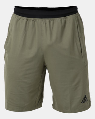 Photo of adidas Performance 4KRFT Sport Ultimate Knit 9-Inch Shorts Olive