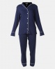 Poppy Divine Classic PJ Set Navy Photo
