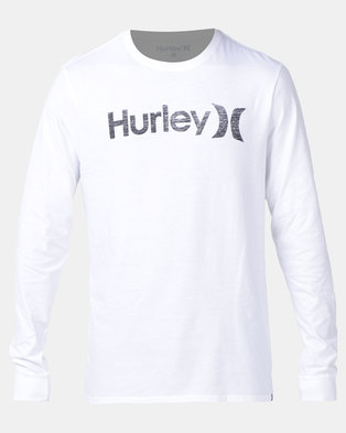 Photo of Hurley One And Only Push Through Long Sleeve T-shirt White