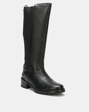 Photo of Step On Air Lynne Leather Long Boots Black
