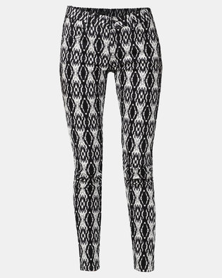 Photo of G Couture Black/White Printed Pants