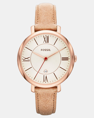 Photo of Fossil Jacqueline Leather Watch Sand