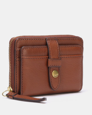 Photo of Fossil Fiona Leather Coin Wallet Brown