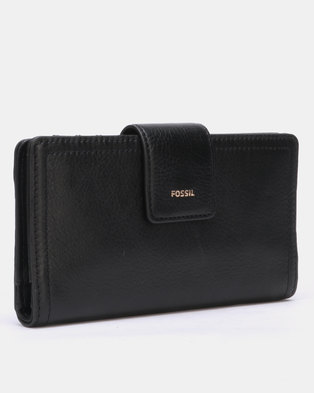Photo of Fossil Logan Leather Bifold Wallet Black