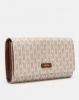 Fossil Logan Nylon/Synthetic Flap Clutch Khaki Photo