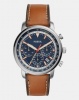 Fossil Goodwin Chrono Luggage Leather Watch Brown Photo