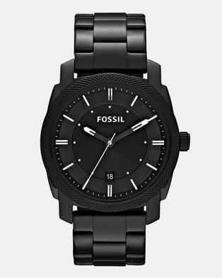 Photo of Fossil Machine Stainless Steel Watch Mid Black