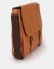 Fossil Buckner Leather Messenger Bag Tan Photo