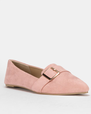 Photo of Legit Pointed Albert Cut with Buckle Detail Blush