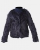 Legit Full Fur Coat Navy Photo