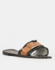 PLUM Denim Slide Black Tan Photo