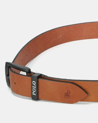 Photo of Polo Belts Axel 30mm Tan Leather Golf Belt