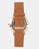 You I You & I Minimalist Classic Slide Watch Tan Photo