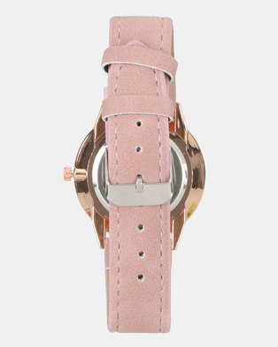 Photo of You I You & I Faux Suede Watch Soft Pink