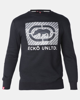 Photo of ECKO Unltd Colourblock Sweatshirt Black