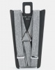 New Look Chambray Braces Light Grey Photo