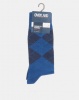 Overland Formal Mens Argyle Blue Photo