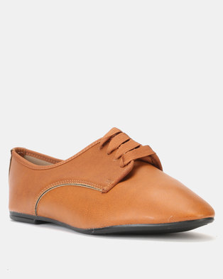 Photo of Legit Lace Up Oxford with Petersham Laces Tan