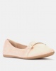 Legit Pointed Albert Cut Pump with Embellished Bar Blush Photo