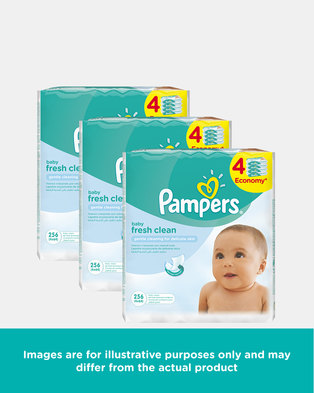 Photo of Pampers Baby Wipes Fresh 4'S 64 Bulk Pack