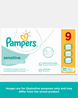 Photo of Pampers Baby Wipes Sensitive 9'S 9 X 56