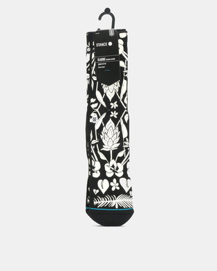 Photo of Stance ISLAND FLORA OBLOW Black/White