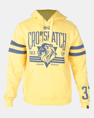 Photo of Crosshatch Yellow Cram form Lion Pullover Hoody