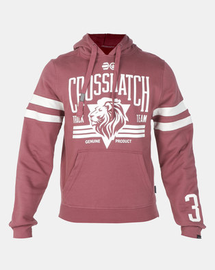 Photo of Crosshatch Red Cram form Lion Pullover Hoody