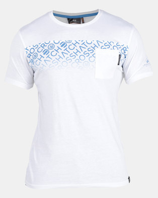 Photo of Crosshatch Westfan Chest Print with Pocket T-shirt White